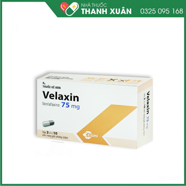 Velaxin 75mg điều trị các cơn trầm cảm nặng